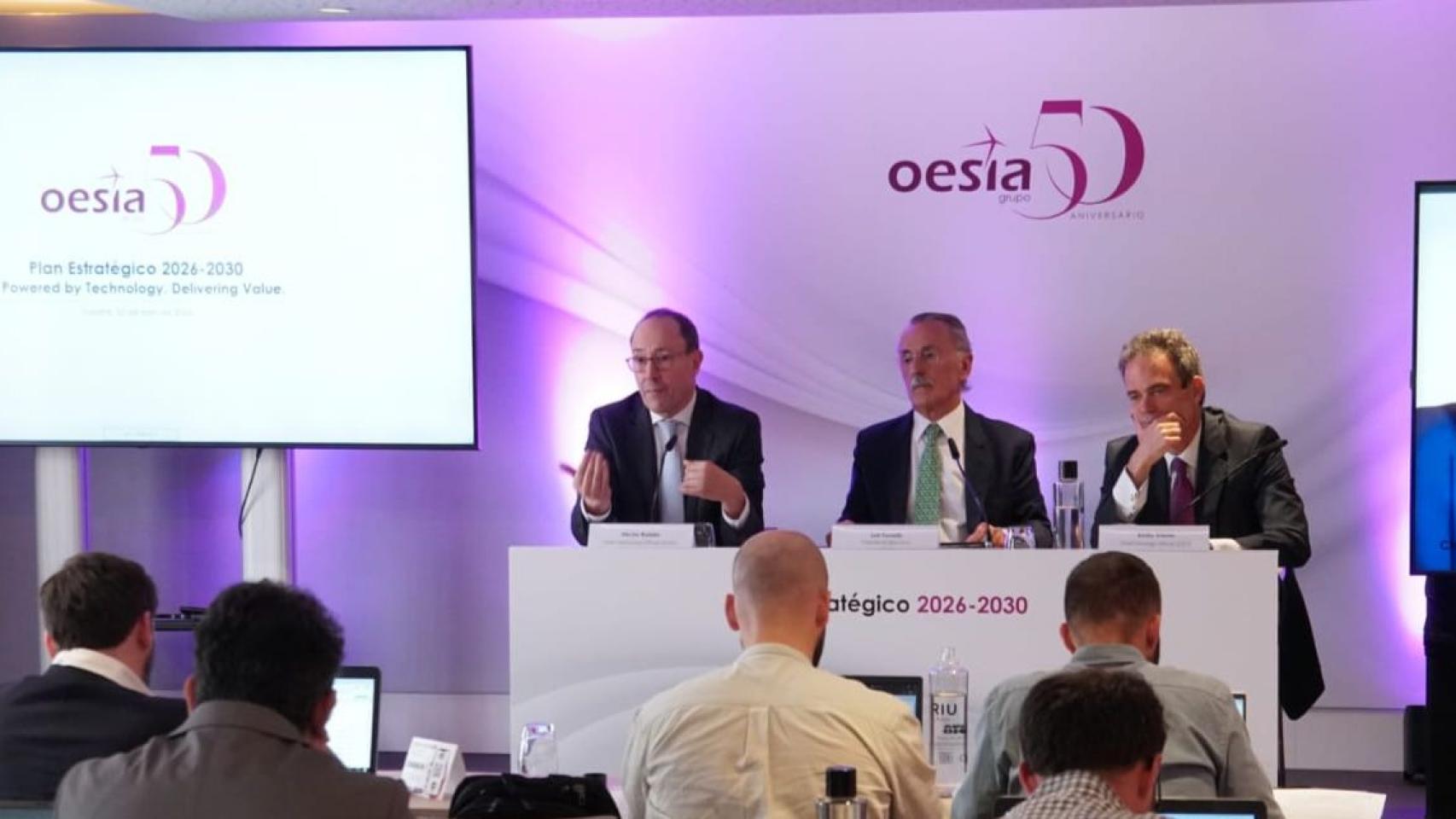 Presentación del Plan Estratégico Grupo Oesía 2026-2030.