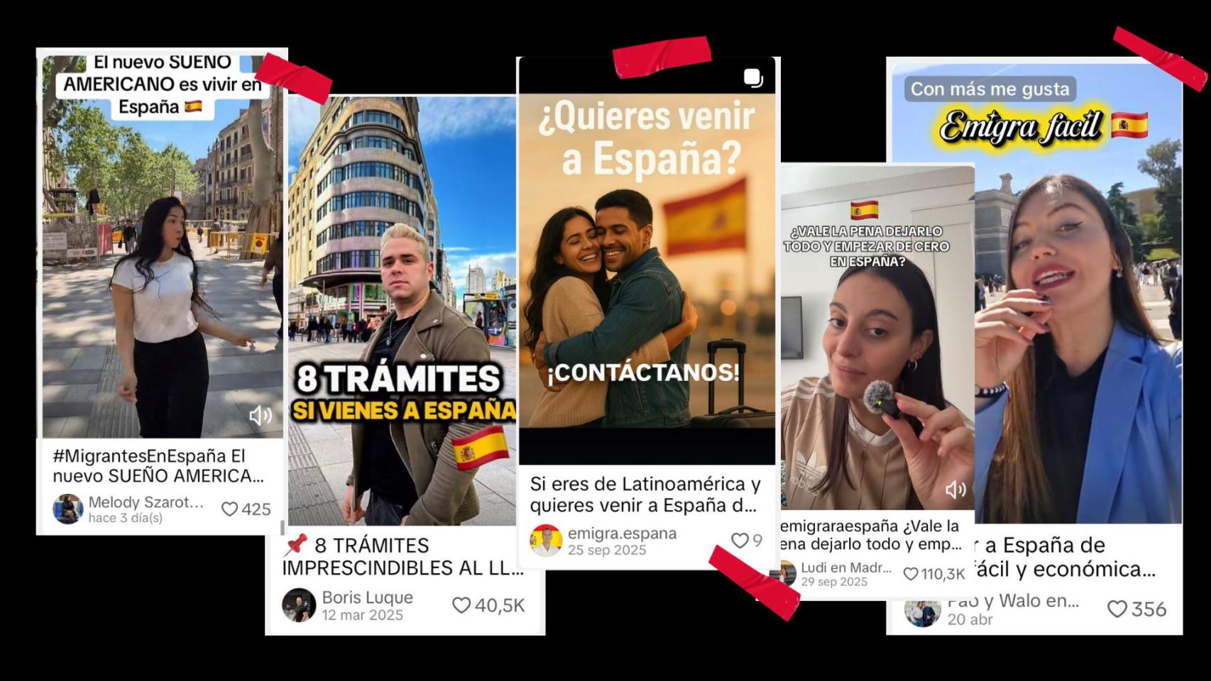 Los  migra-influencers  que dicen que España es  el país más fácil para emigrar : provocan un efecto llamada y cobran 2.500 €