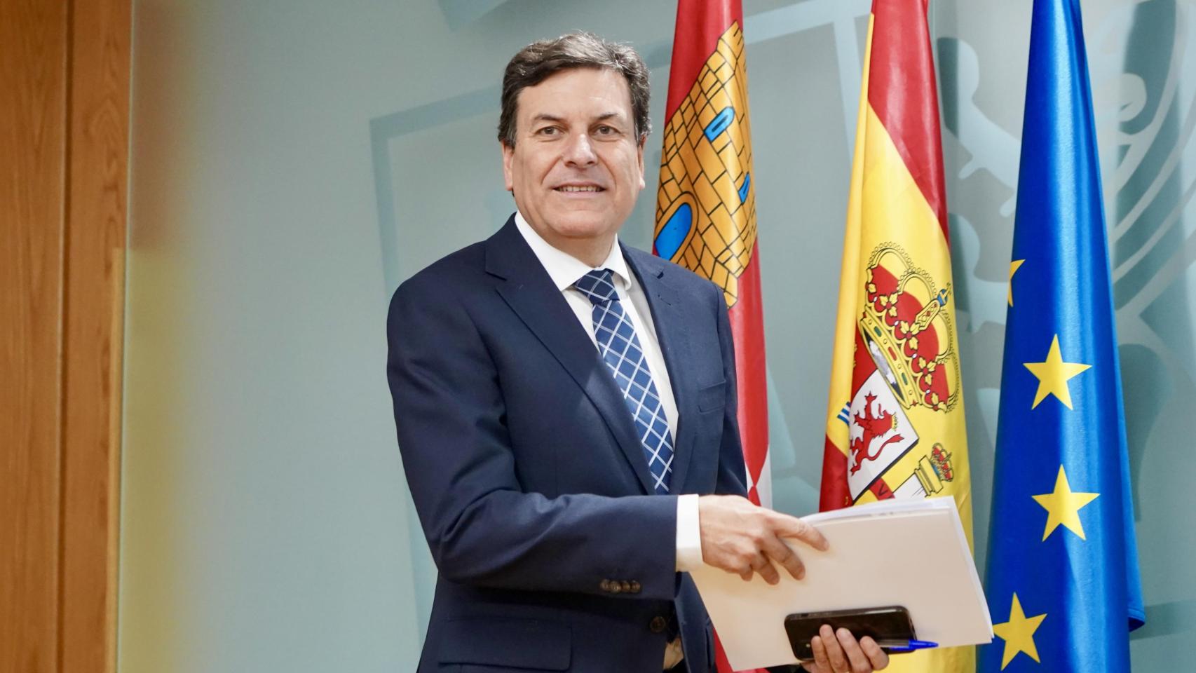 Carlos Fernández Carriedo, portavoz de la Junta de Castilla y León