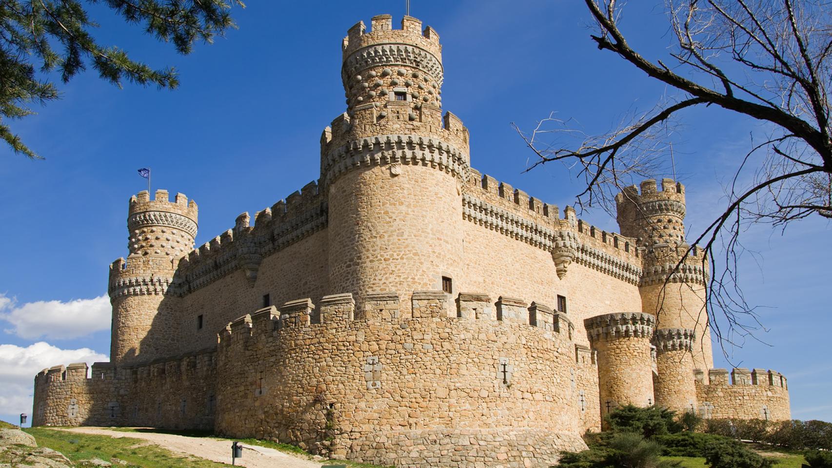 Castillo de los Mendoza, en Manzanares el Real.