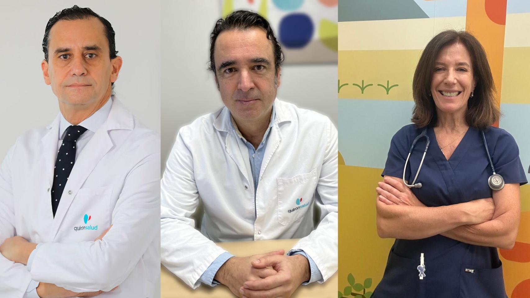 Drs Salvador Morales Adolfo Lopez y Maria Jose Lirola.