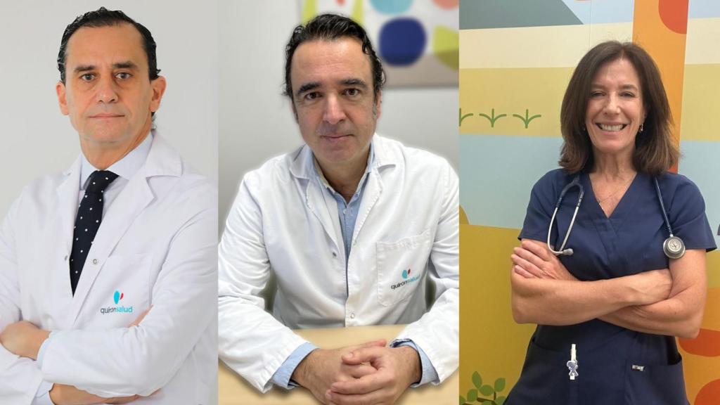 Drs Salvador Morales Adolfo Lopez y Maria Jose Lirola.