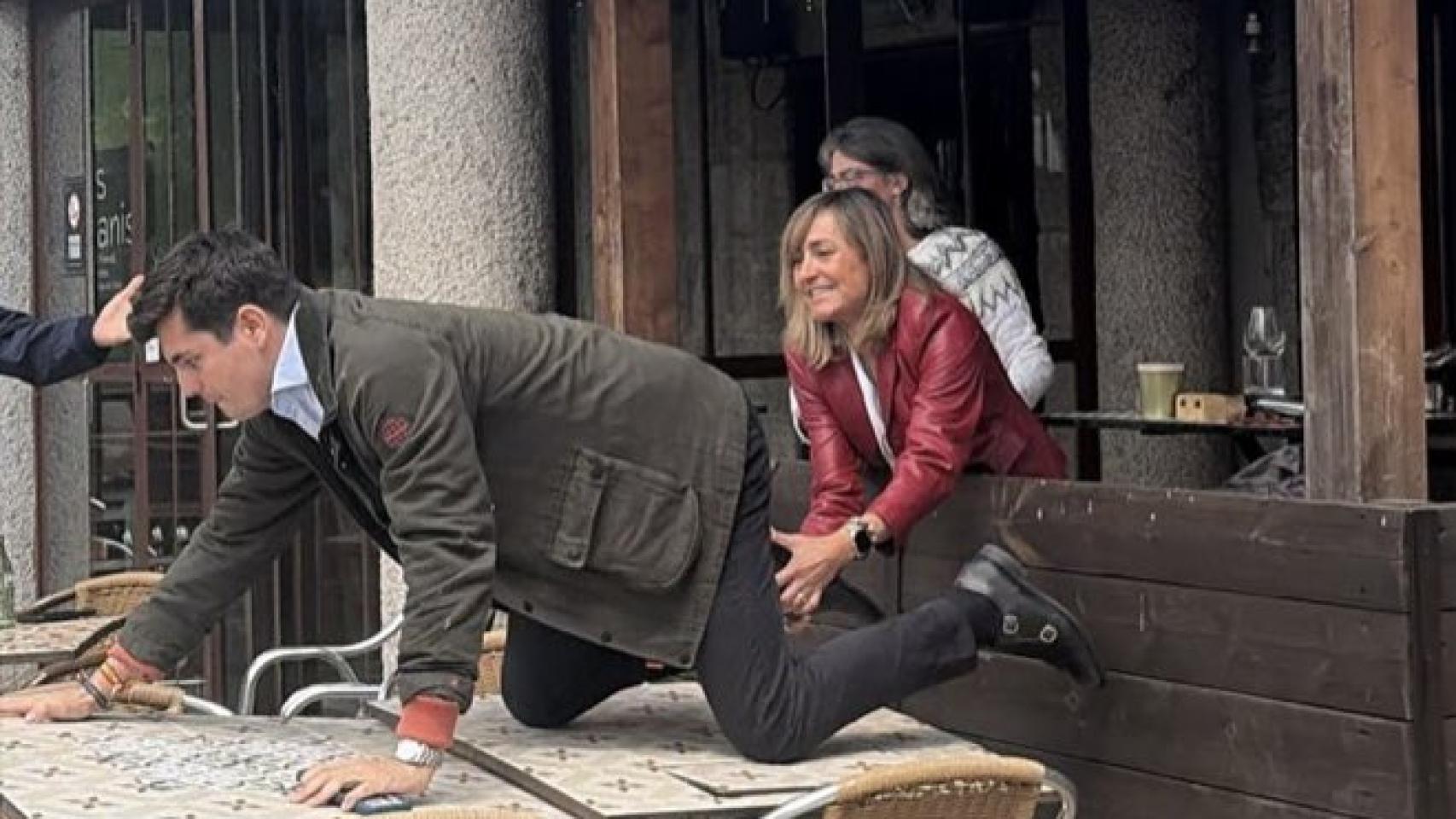 Vito Quiles durante el incidente.