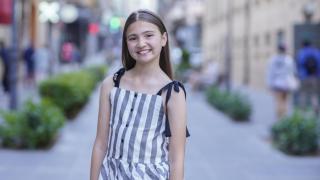 Valentina Tárraga Quesada, despide este viernes su mandato como Bellea del Foc infantil.