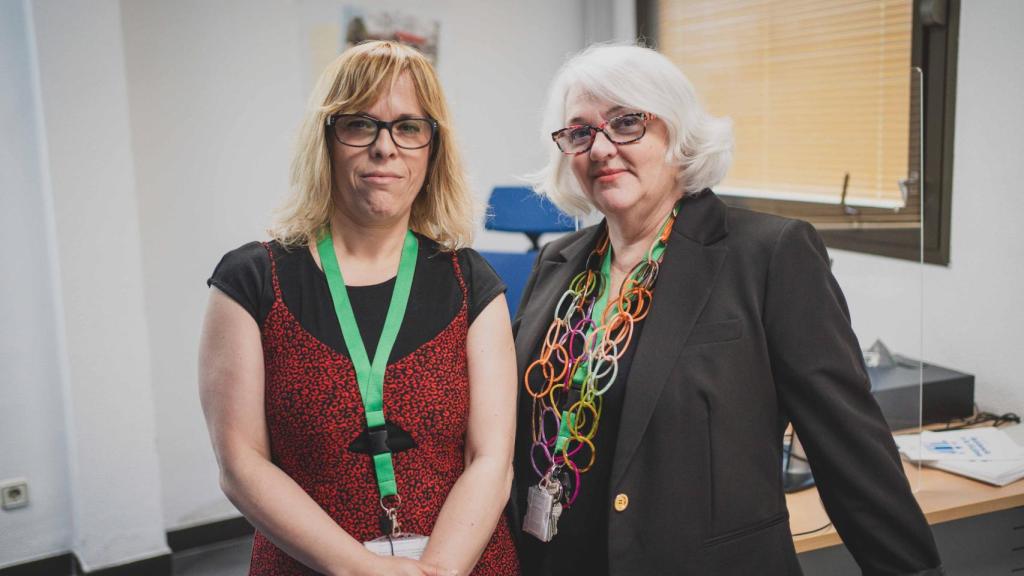 Eva Montero y Matilde Lacort, abogaba y psicóloga al frente de la Oficina Antiocupación de Alcobendas.