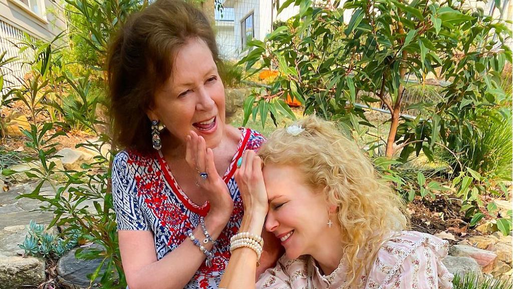Nicole Kidman y su madre.
