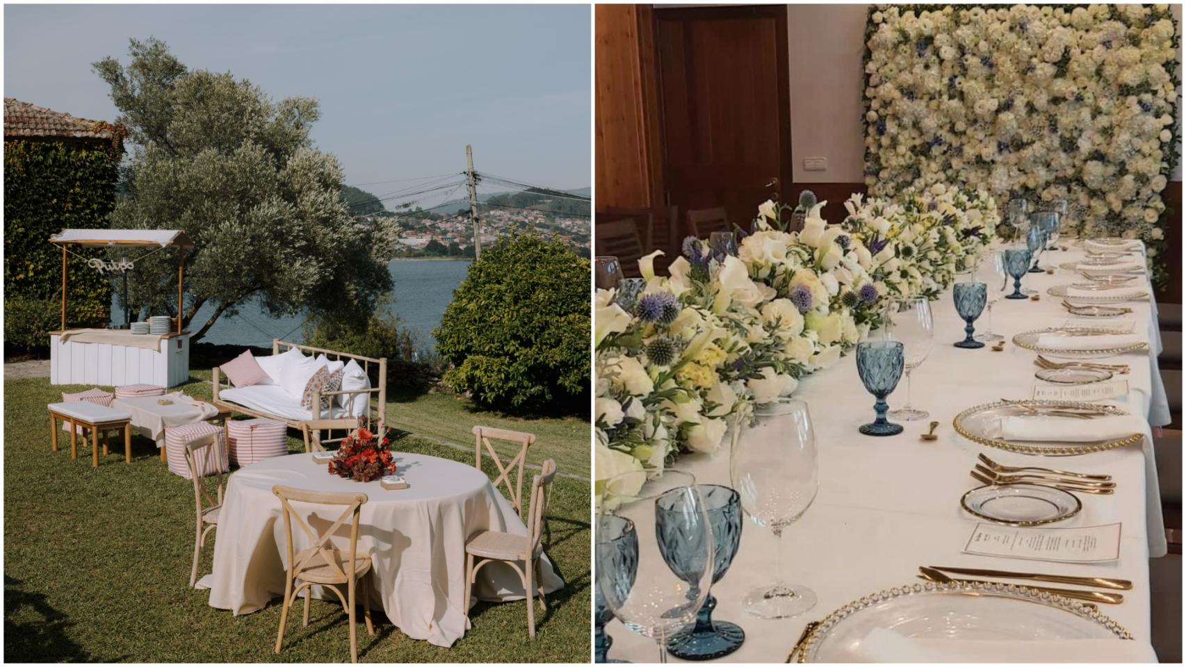 Decoración de bodas por Eventeo y Laura Fernández, en Galicia.