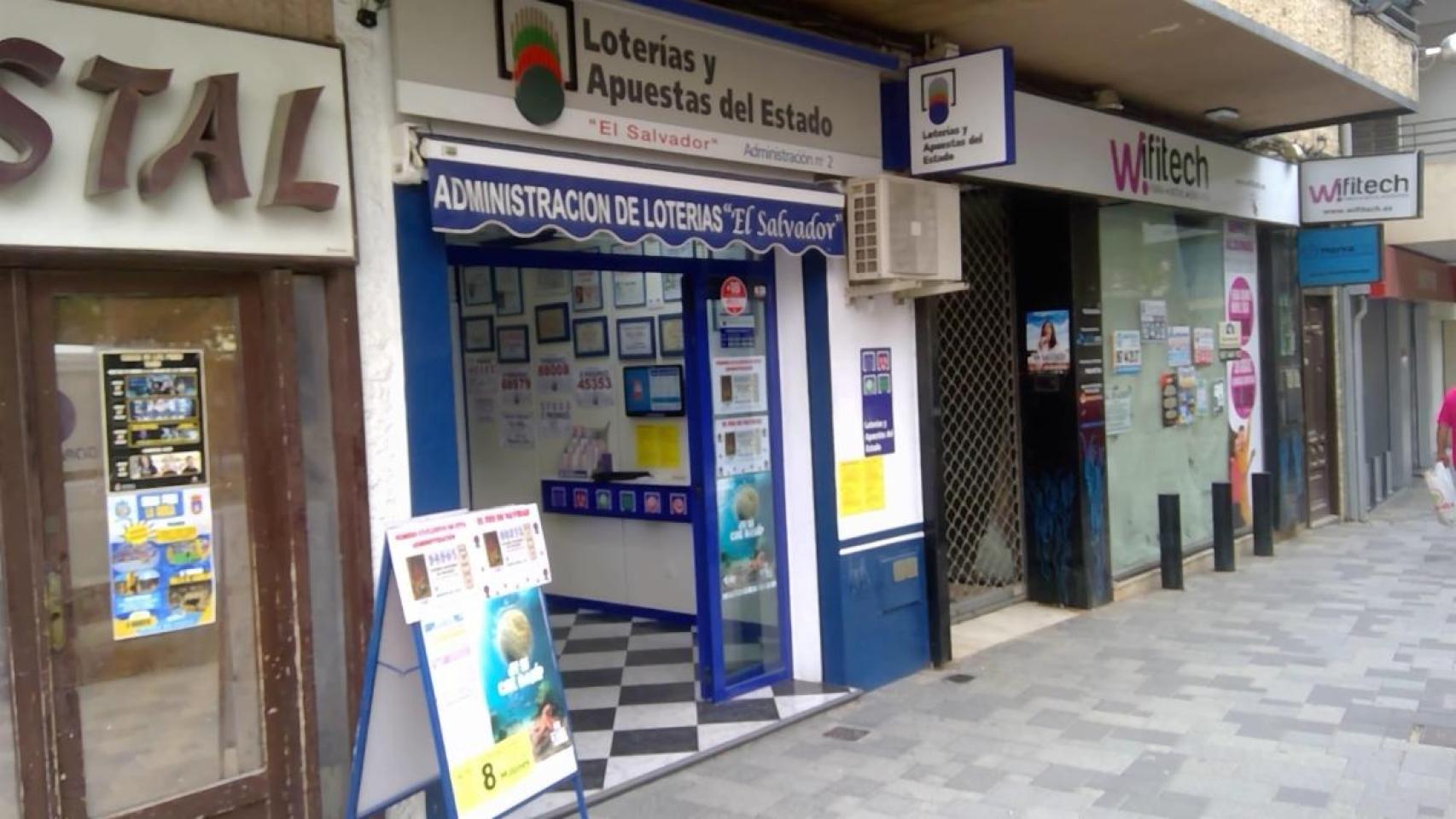 Administración de La Roda (Albacete). Foto: Loterías y Apuestas del Estado.