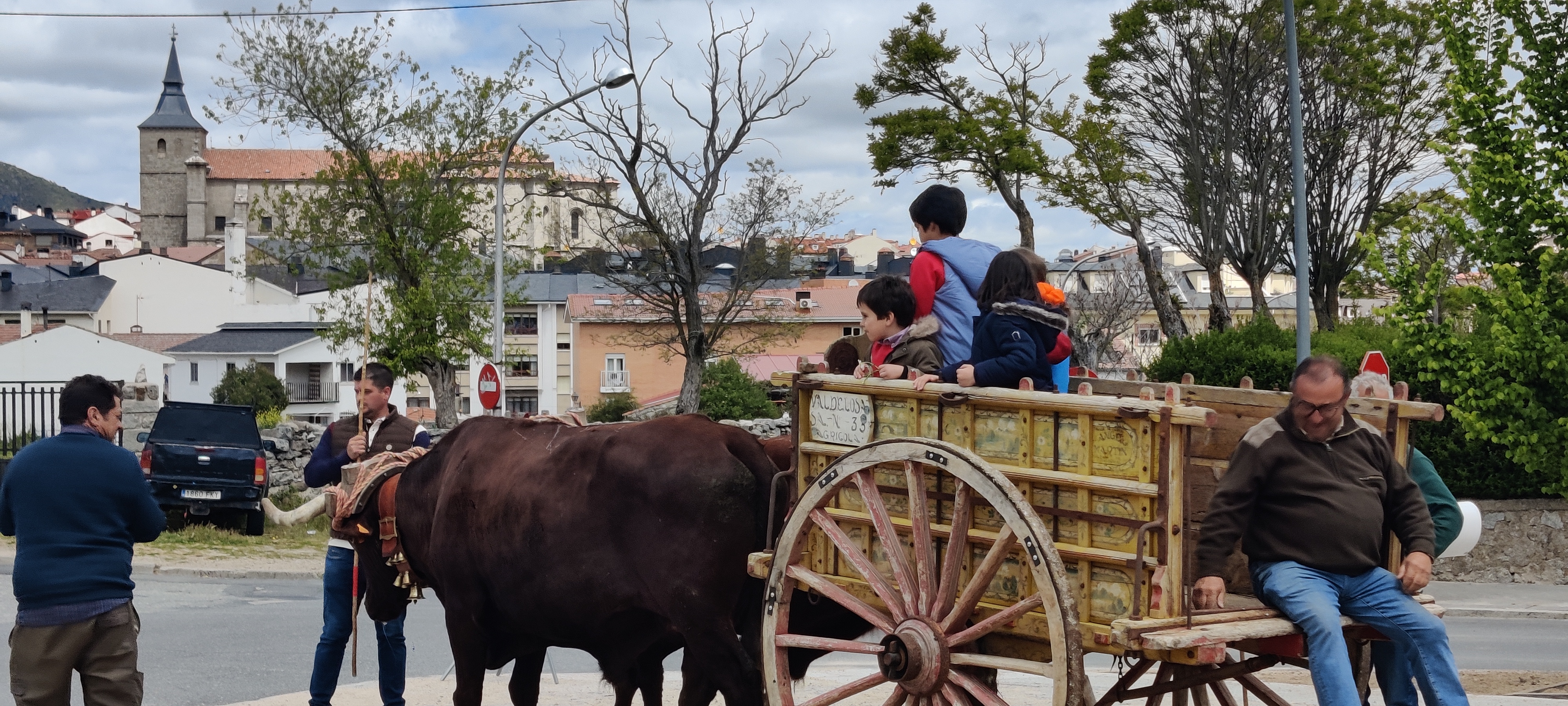 Imagen de archivo de la Feria del ganado vacuno de El Espinar (Segovia)