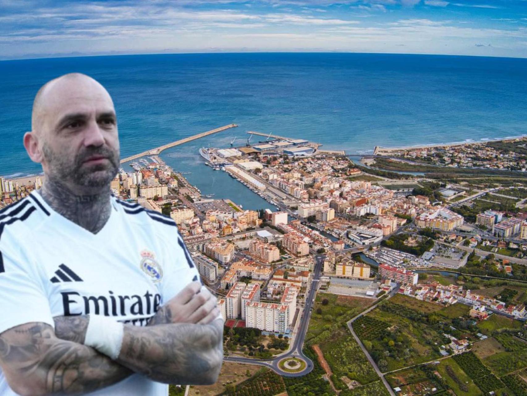 Raúl Bravo, en un fotomontaje.