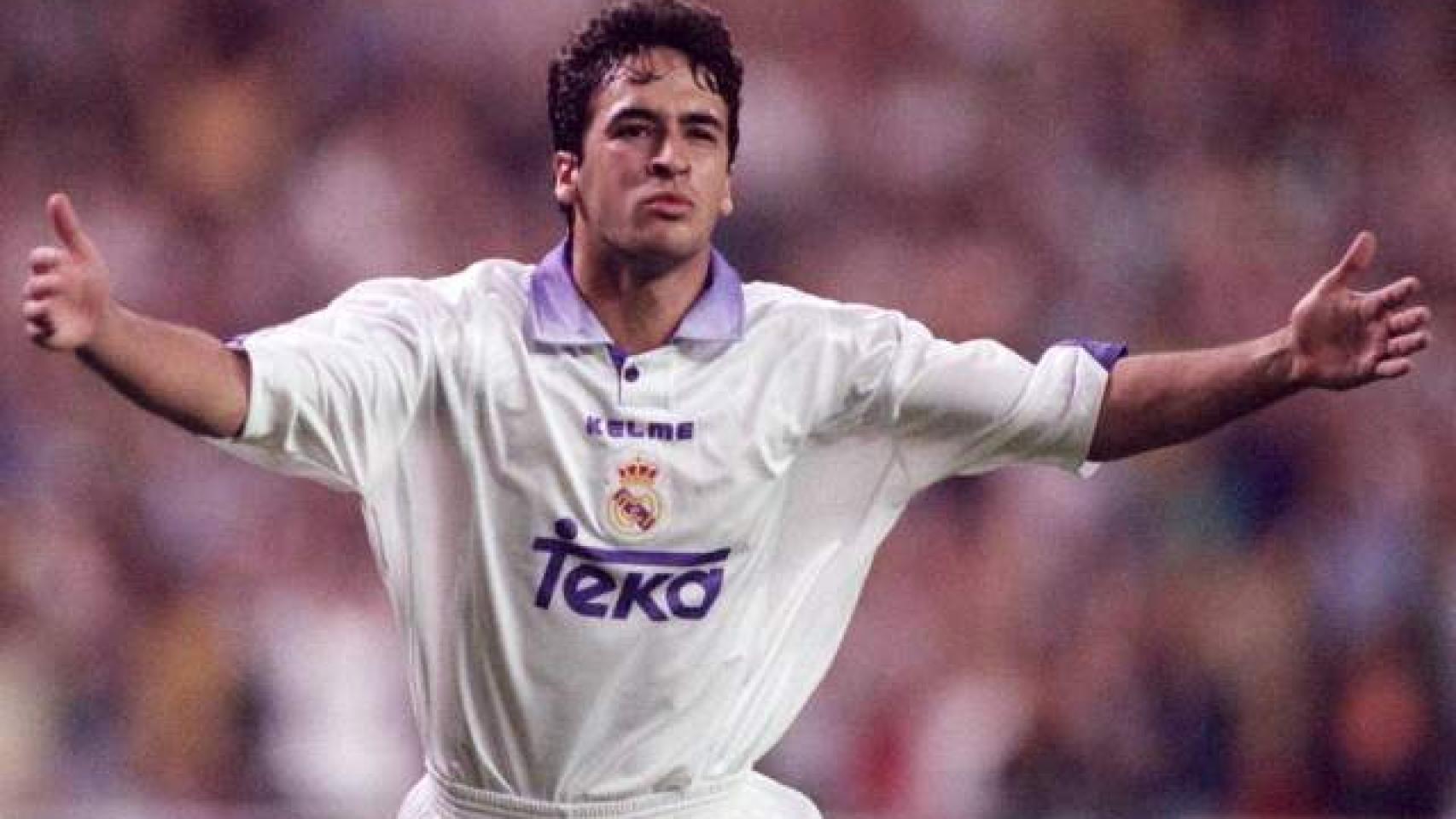 Raúl González, durante su etapa en el Real Madrid.