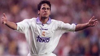Raúl González, durante su etapa en el Real Madrid.