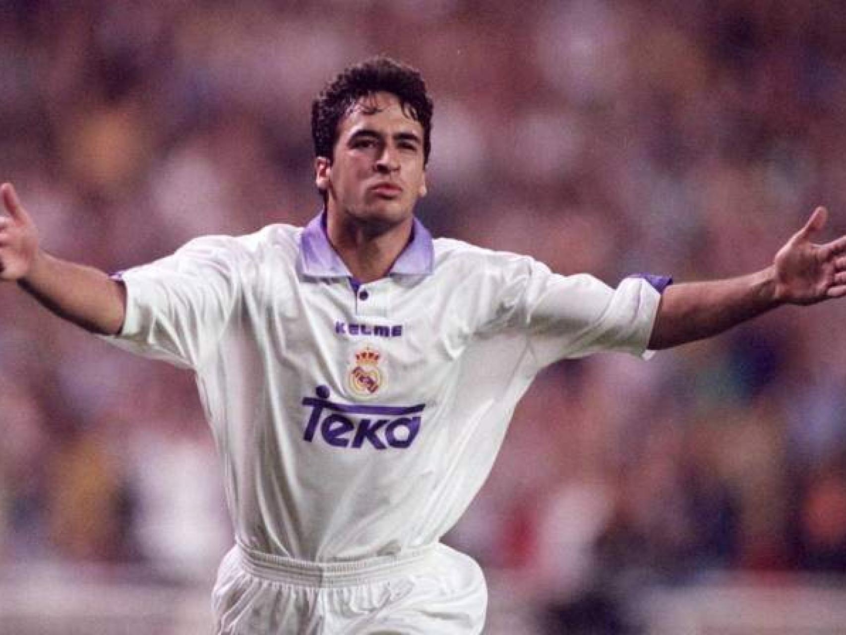 Raúl González, durante su etapa en el Real Madrid.