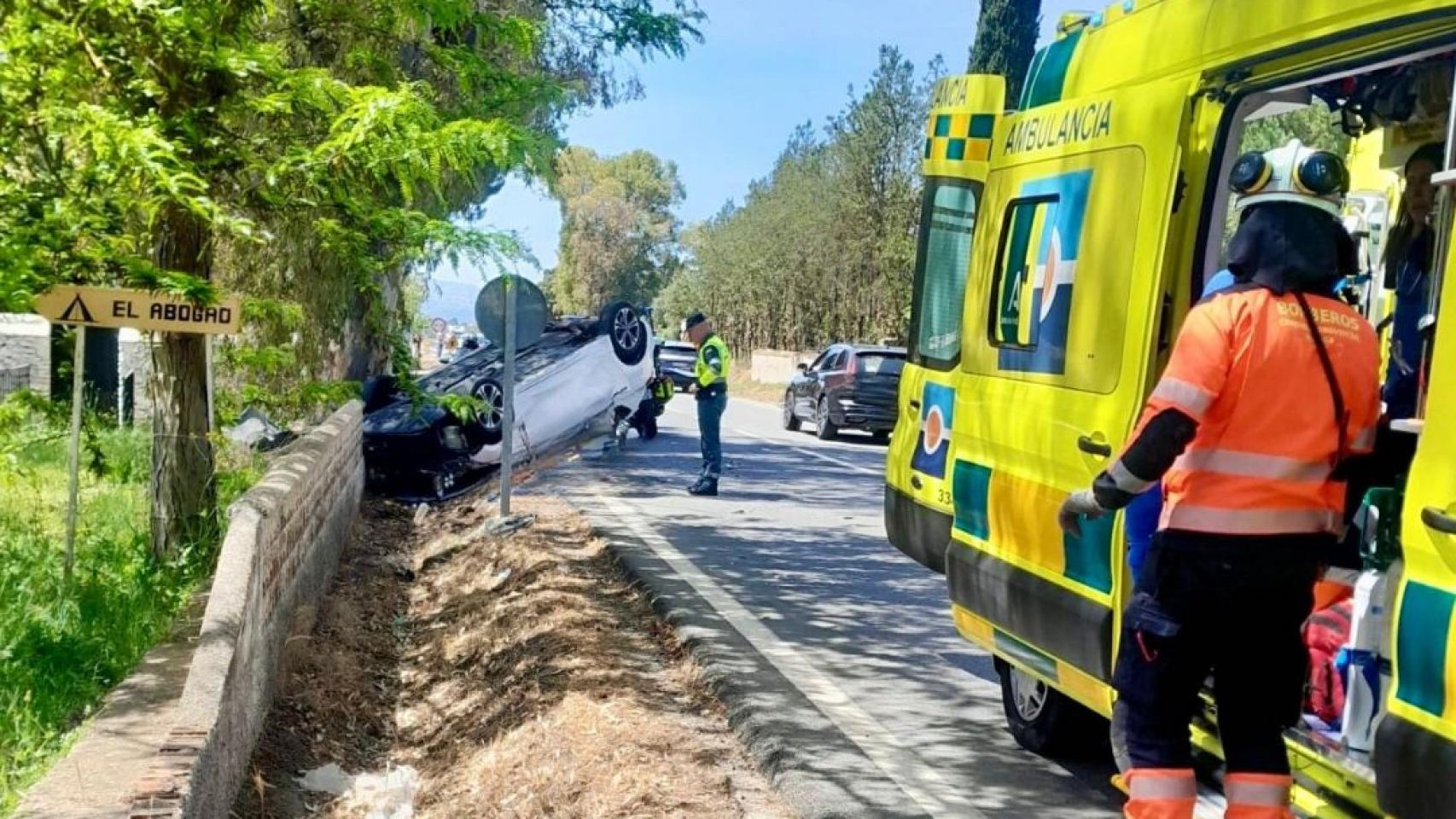 Imagen del accidente.