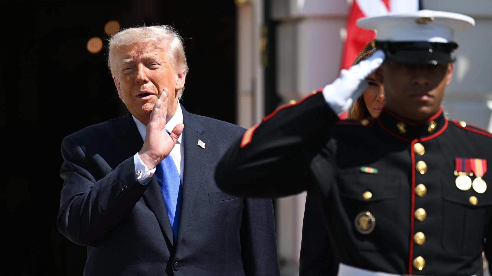 Donald Trump, presidente de Estados Unidos, en la Casa Blanca. 