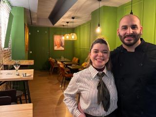 Jeraldine y Francisco, dueños de Team Carpaccio