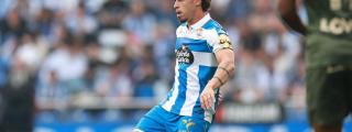 Mario Soriano en un lance del partido.