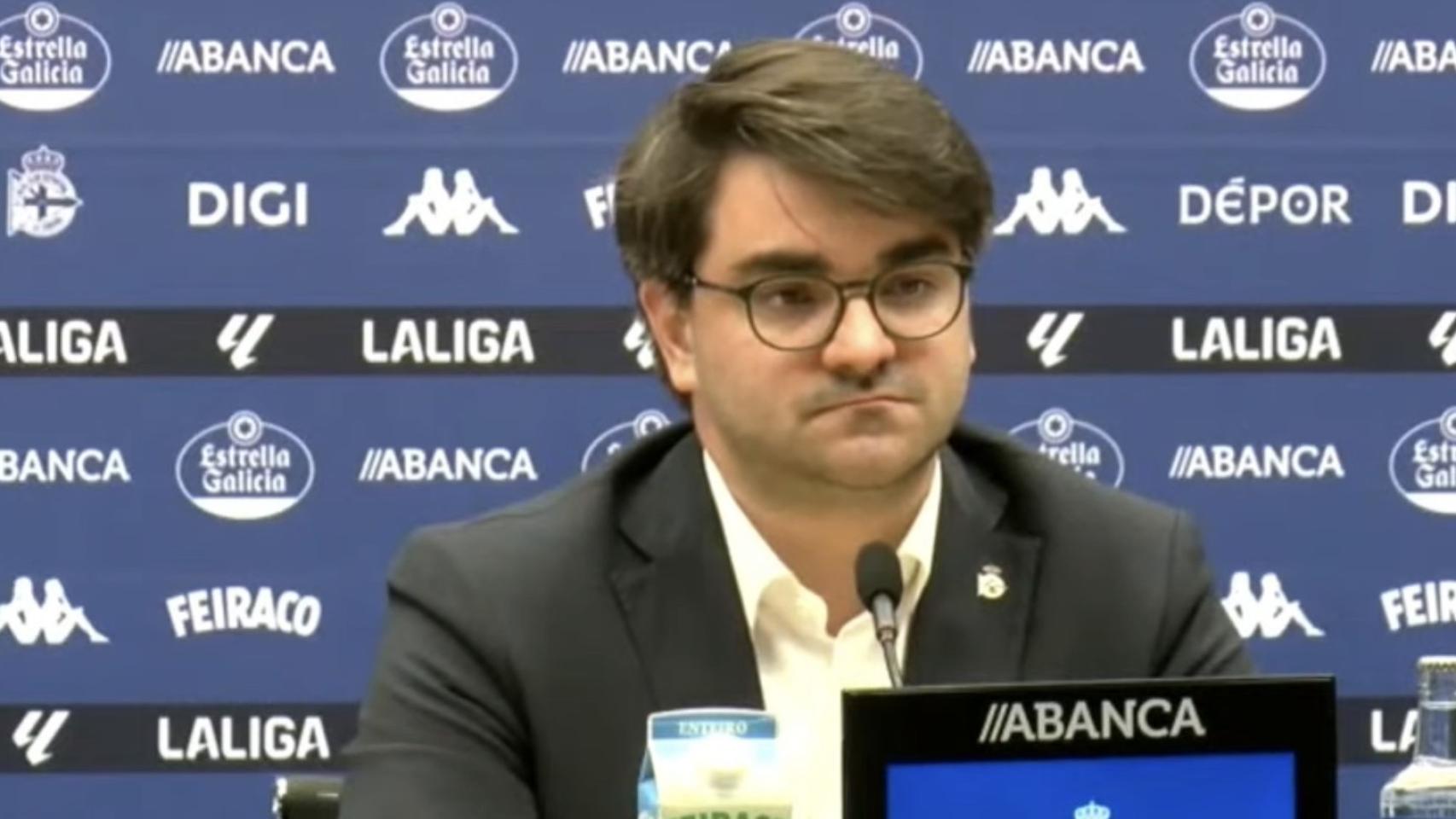 El consejero delegado del Dépor, Massimo Adalberto Benassi.