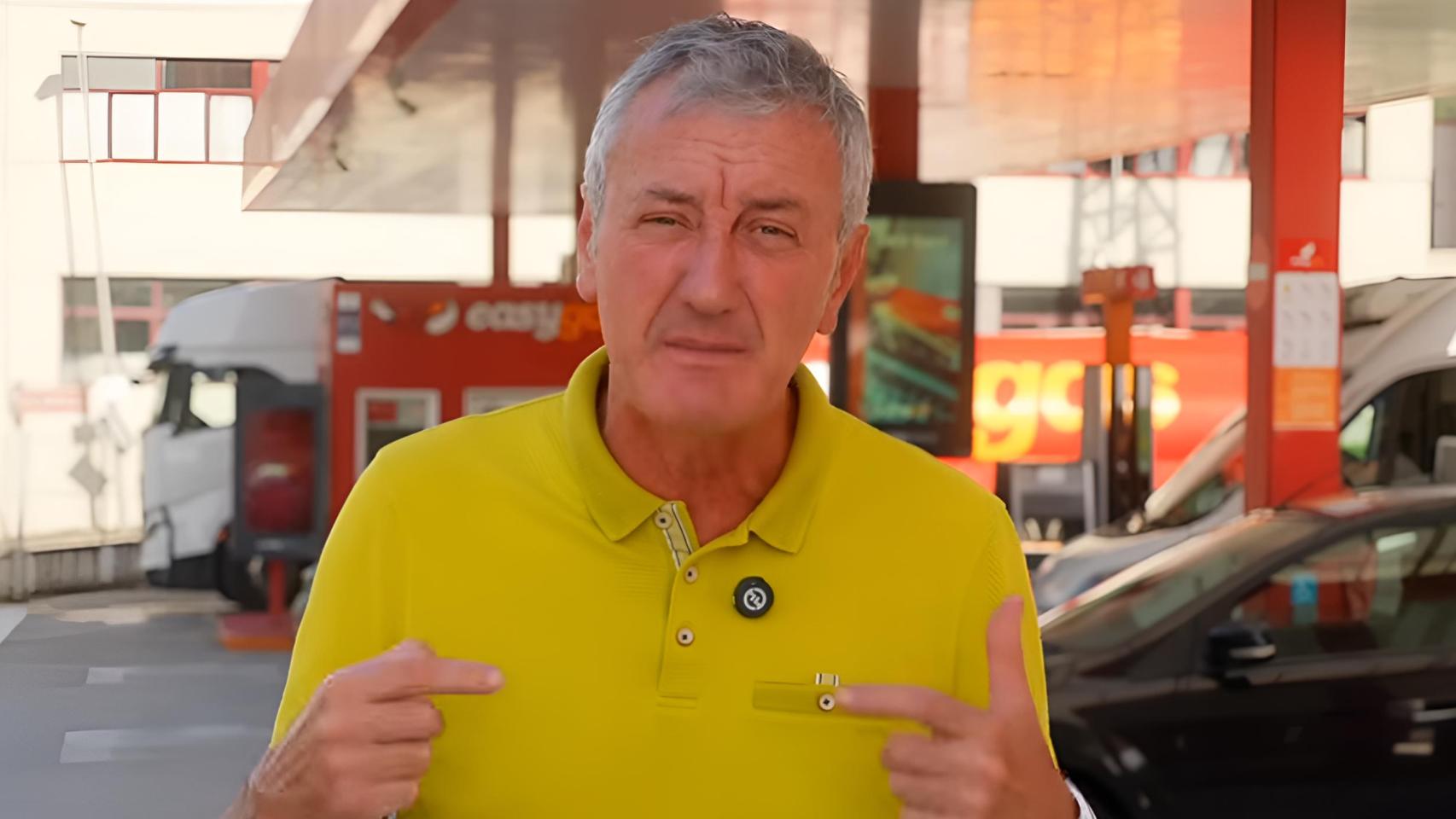 Dueño de la compañía, en un video de las redes.