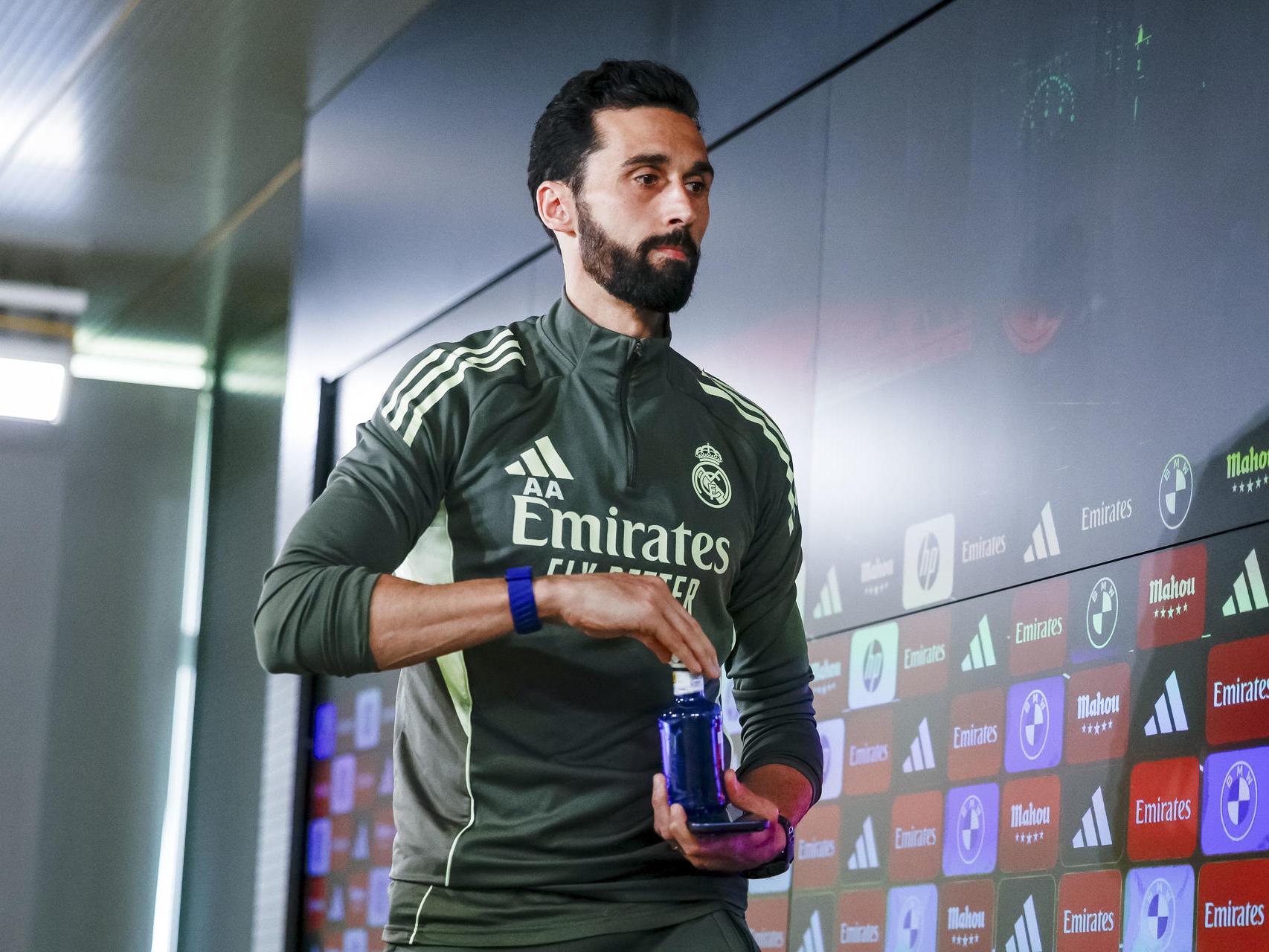 Arbeloa, en rueda de prensa
