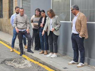 Miembros del Partido Popular de Vigo en las inmediaciones de Fátima