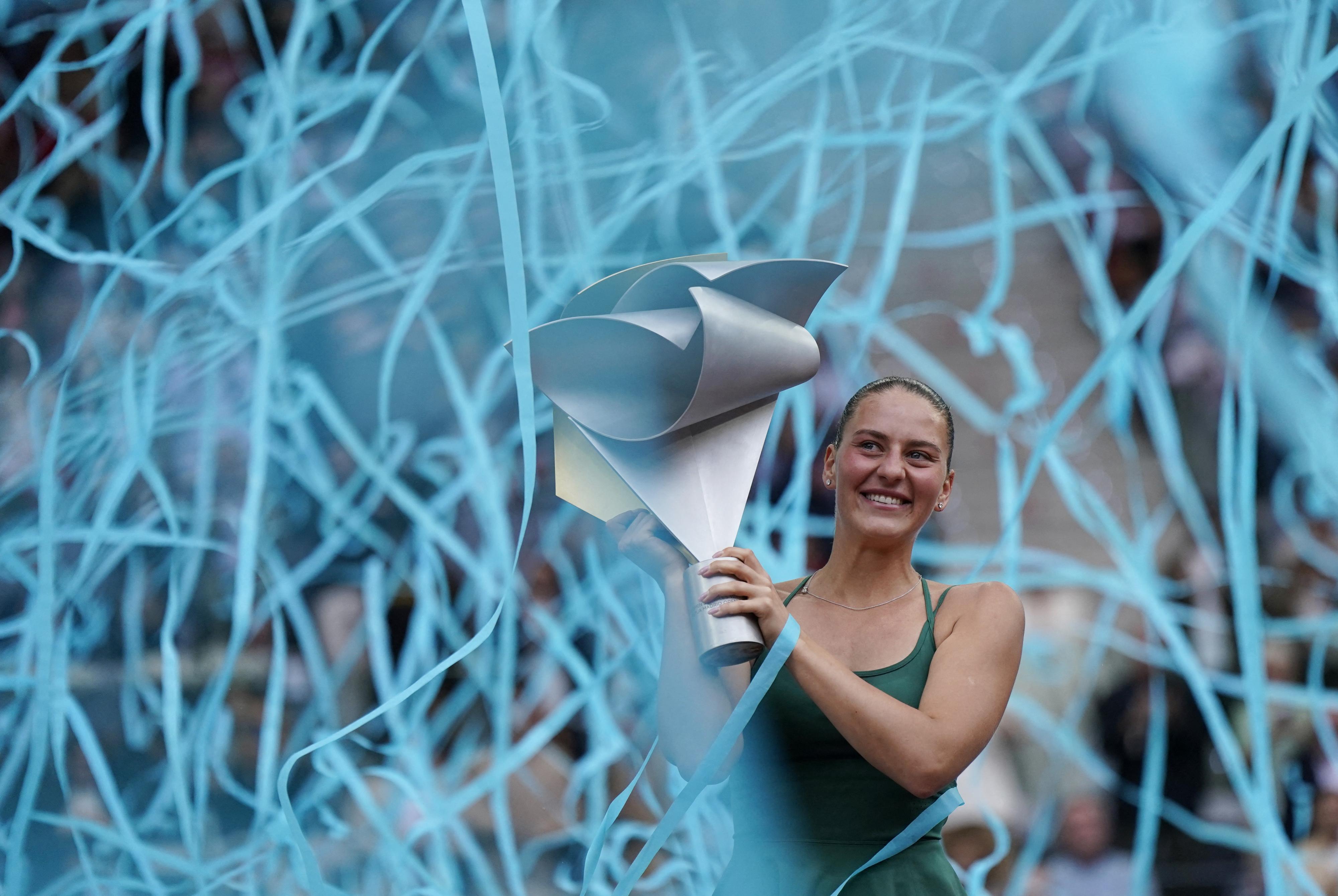La ucraniana Marta Kostyuk, campeona del Mutua Madrid Open 2026.