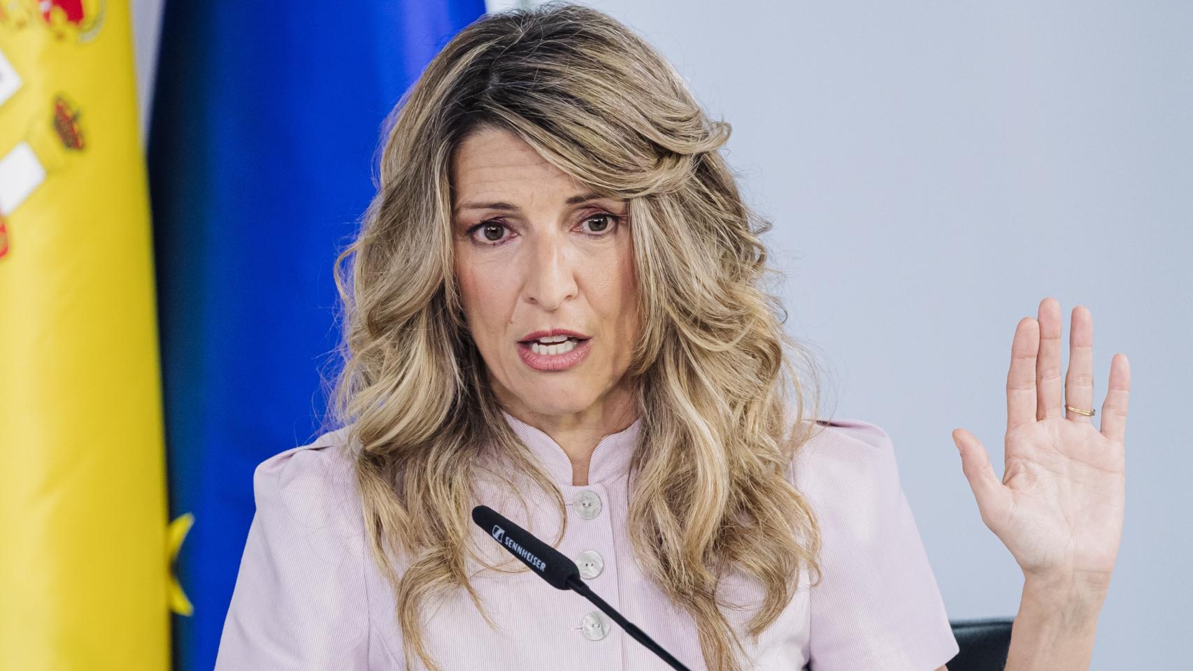 La ministra de Trabajo y Economía Social, Yolanda Díaz.