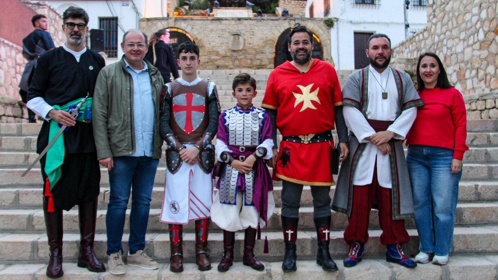 Paco Núñez en las fiestas de Moros y Cristiano de Almansa.