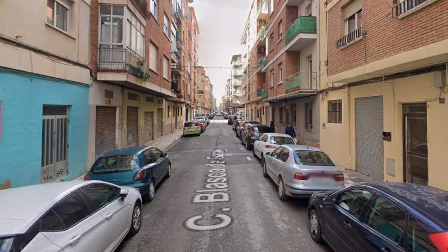 Calle Blasco de Garay de Albacete, lugar donde se ha producido la reyerta.