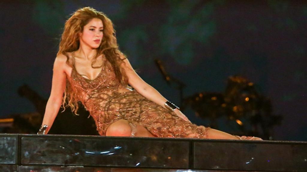Shakira en su concierto en la playa de Copacabana en Rio de Janeiro.