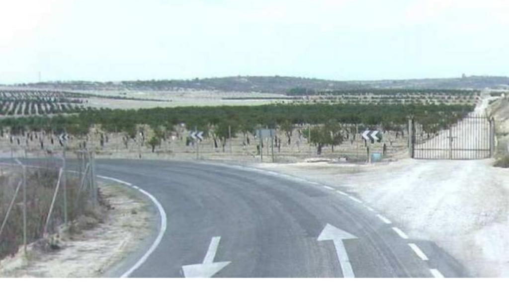 La carretera de Torremendo.