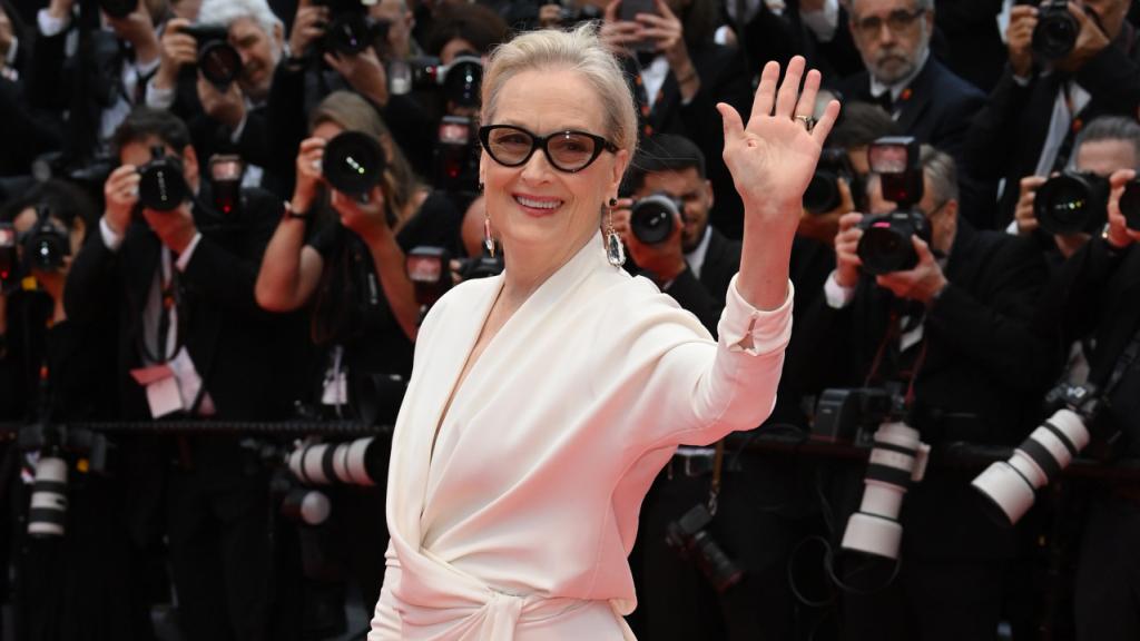 Meryl Streep en un acto público.