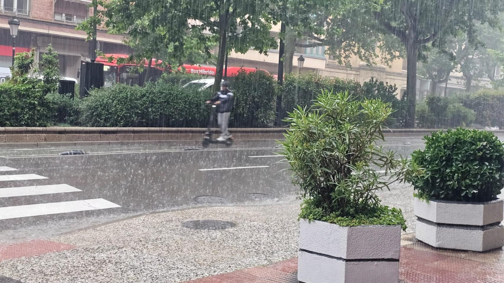 Lluvia en Zaragoza este fin de semana.