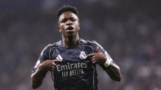 Vinicius celebra el segundo gol marcado ante el Espanyol.
