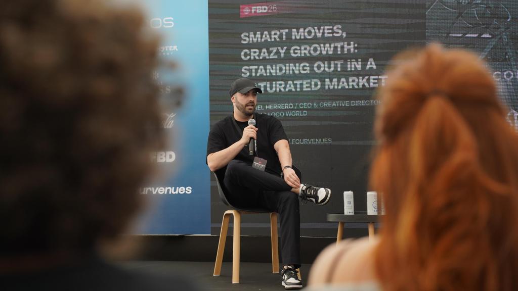 Ismael Herrero, CEO y fundador de Conejo Loco World, en el Fun Business Days 2026. EE