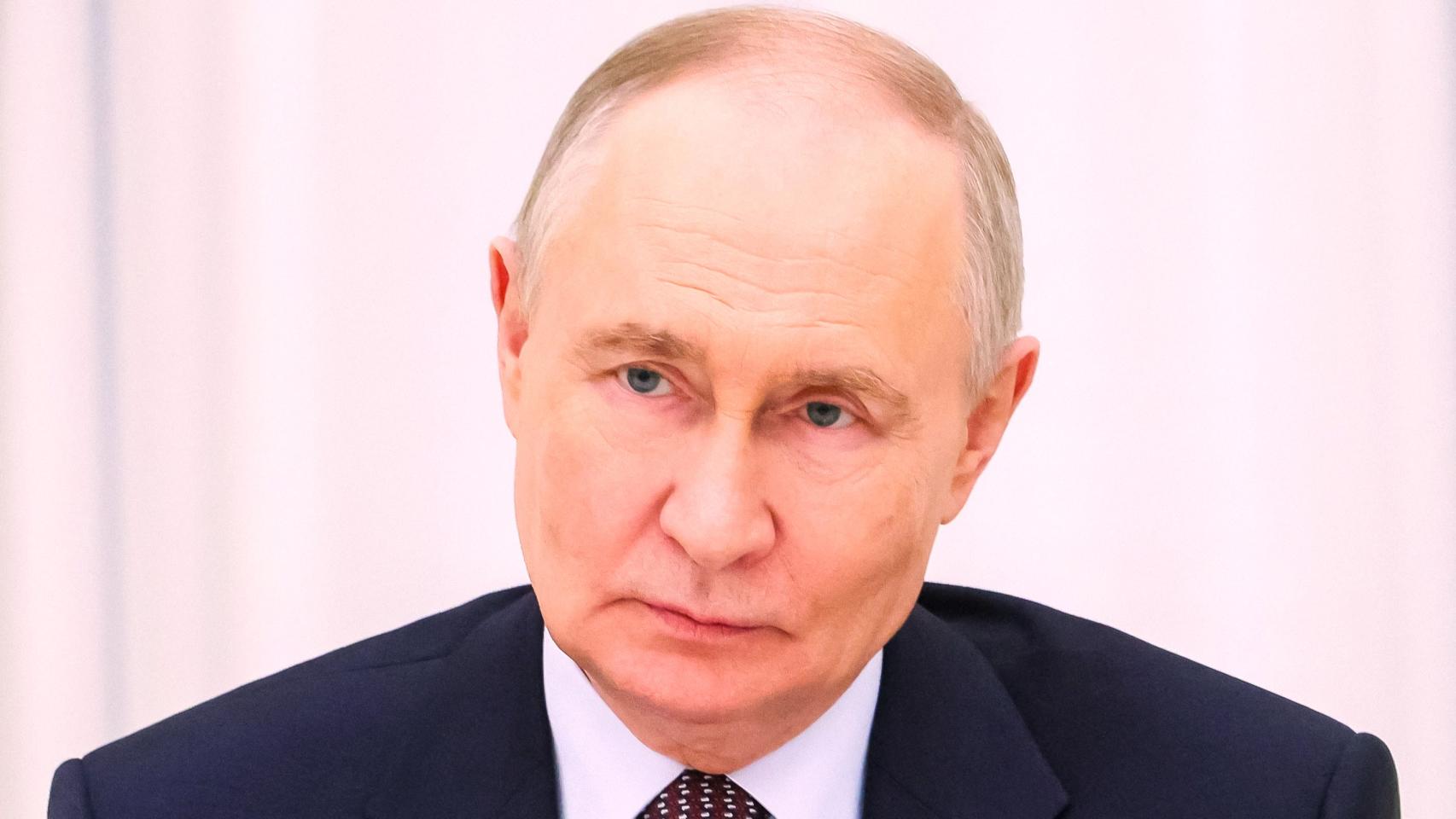 El presidente ruso Vladimir Putin en el Kremlin.