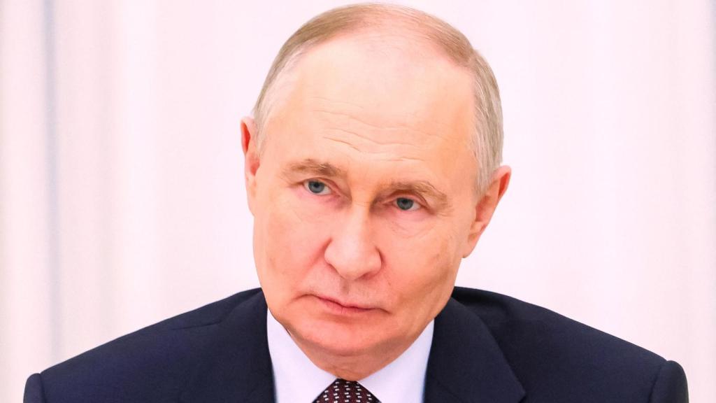 El presidente ruso Vladimir Putin en el Kremlin.