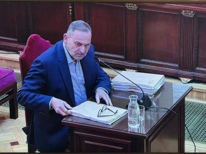 Abalos, declarando en el Tribunal Supremo.