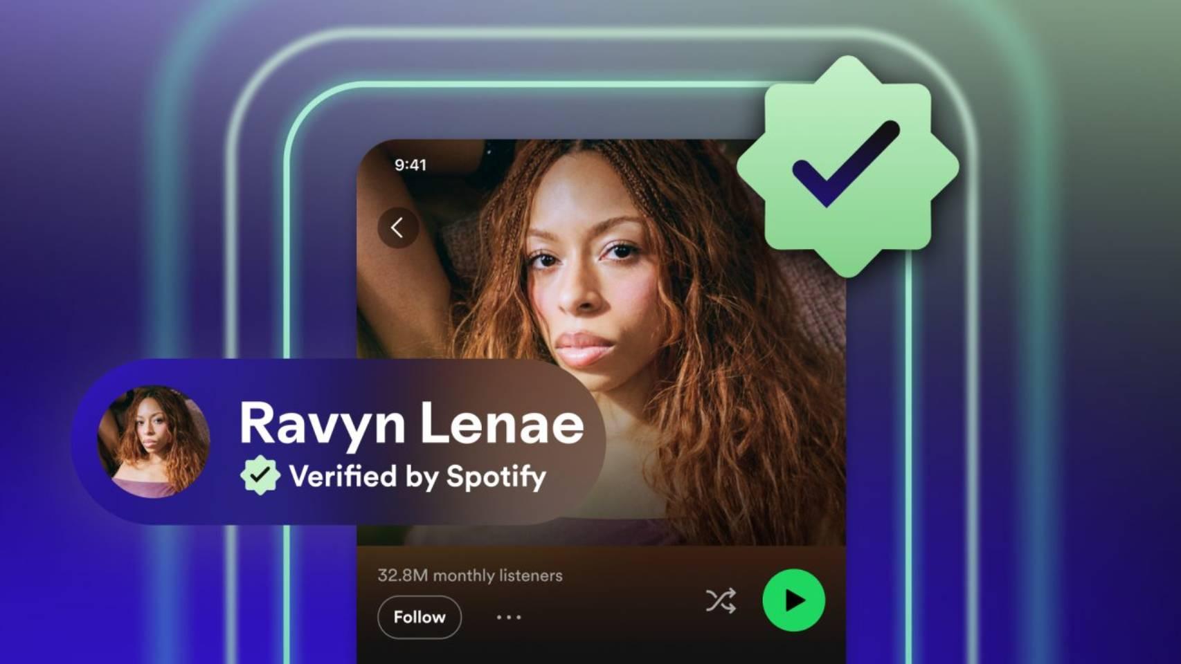 Las nuevas insignias de Spotify.