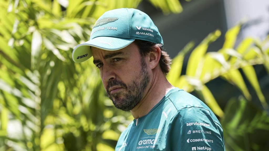 Fernando Alonso en el GP de Miami