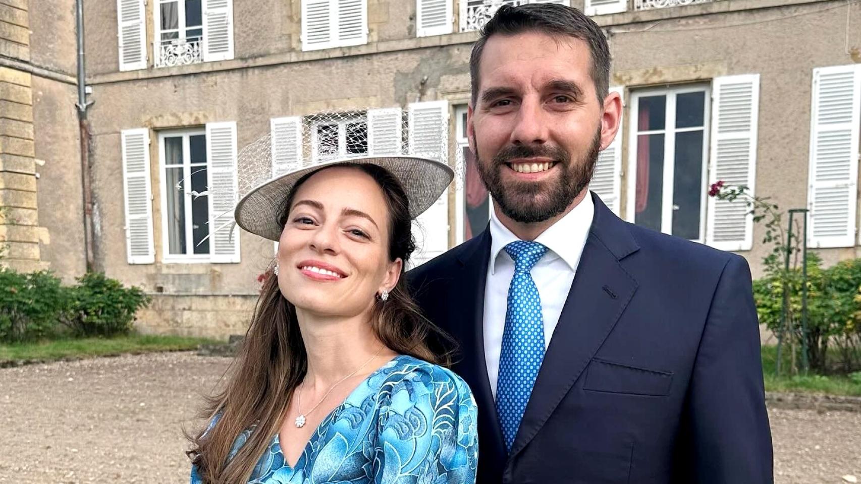 Nicolás de Rumanía junto a su esposa, Alina-María Binder.