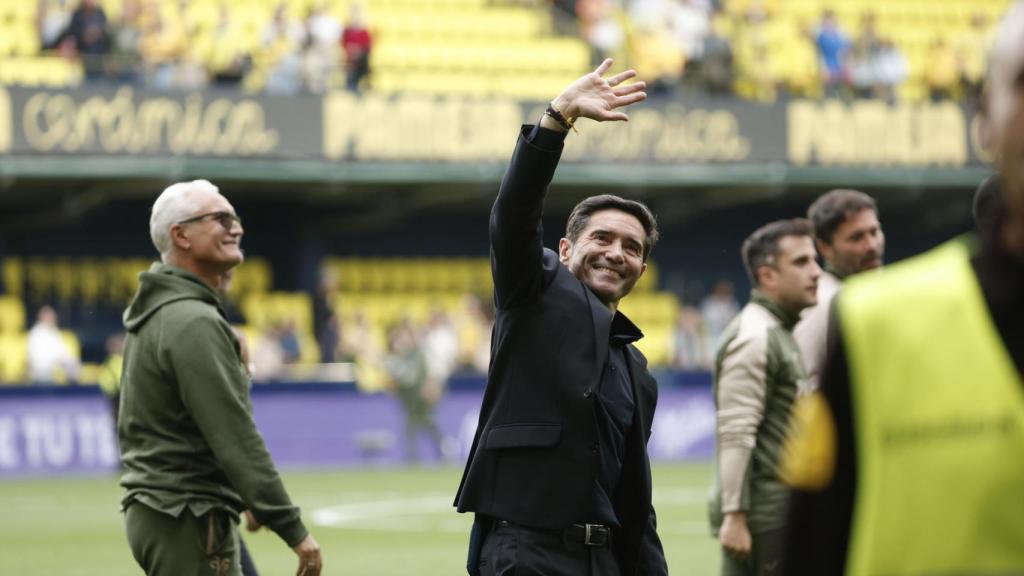 Marcelino García Toral, en el estadio de La Cerámica