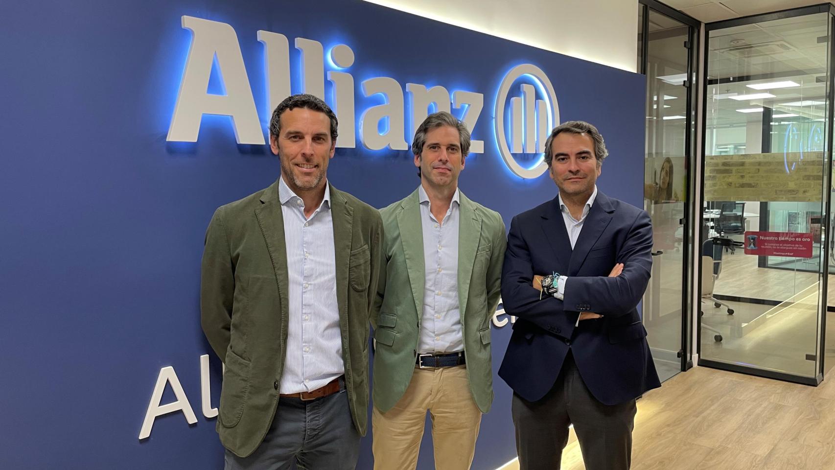 Javier Ansorena, Ignacio D'Ornellas y Gonzalo de la Puente.