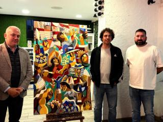 Gonzalo Castro, Alejandro Mosquera y David Puajades en la presentación de las fiestas.jpeg