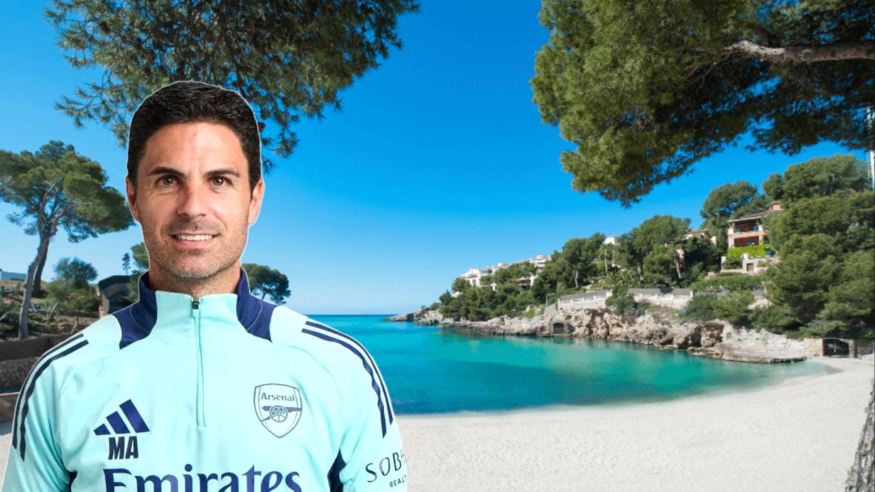 El pueblo español donde Mikel Arteta se refugia