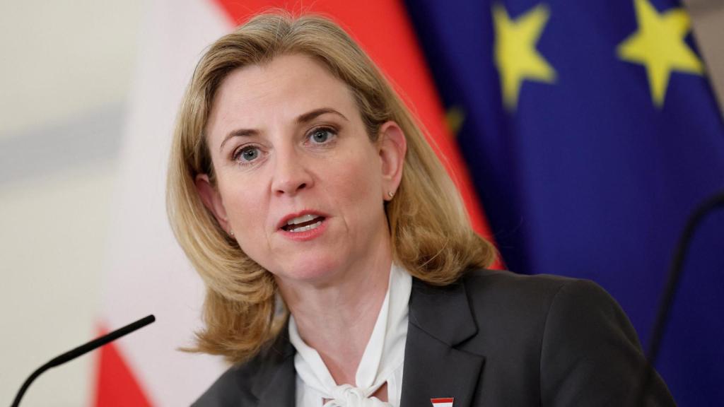 La ministra de Asuntos Exteriores de Austria Beate Meinl-Reisinger.