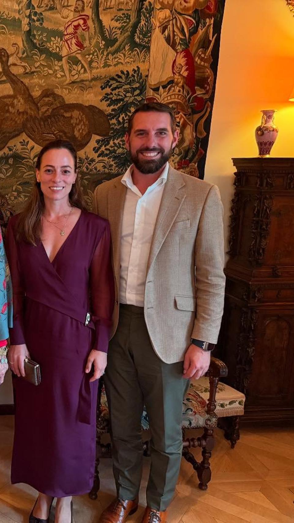 Alina-Maria y Nicolás de Rumania.