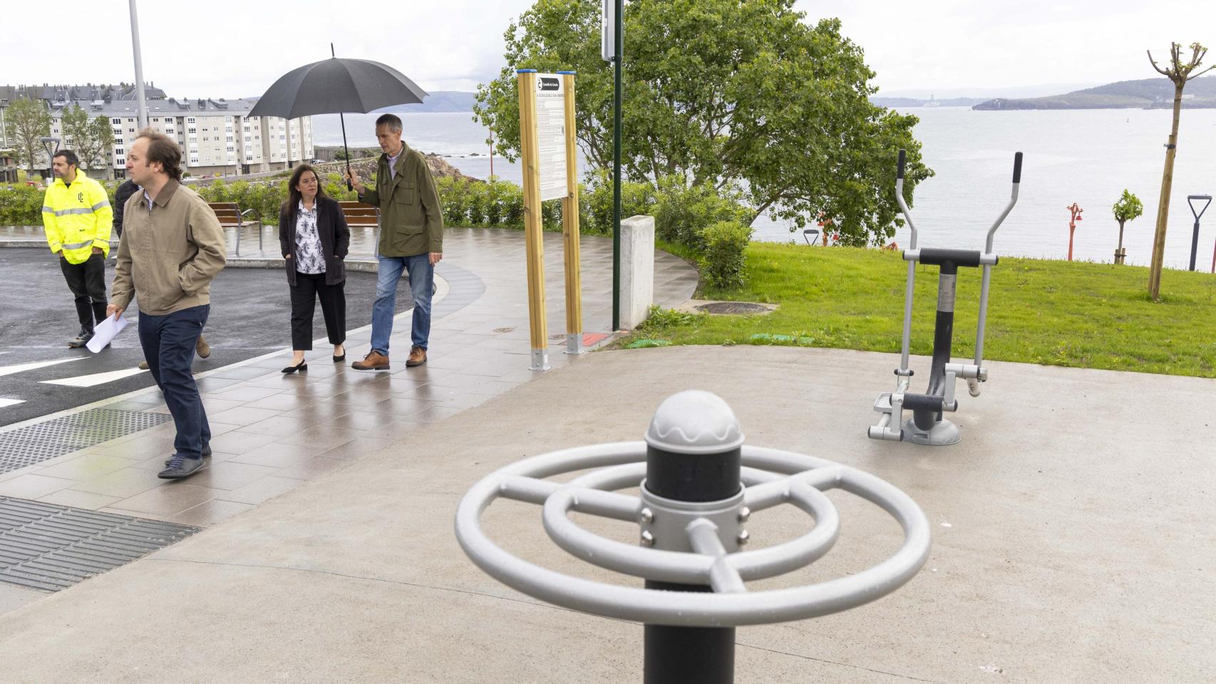 Imagen de la visita al parque.