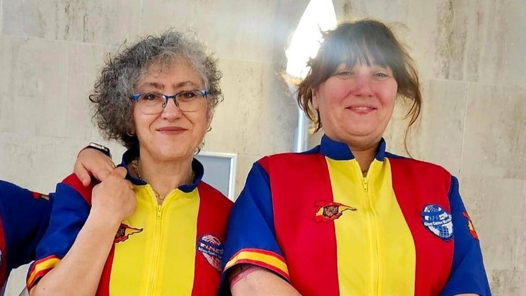 Olga de Diego (59 años) y Marta Díez (44), las campeonas vallisoletanas