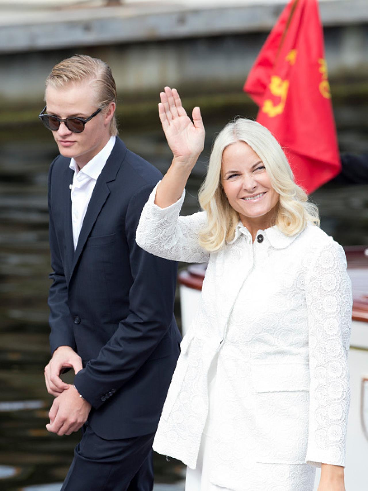 Mette-Marit con Marius Borg.